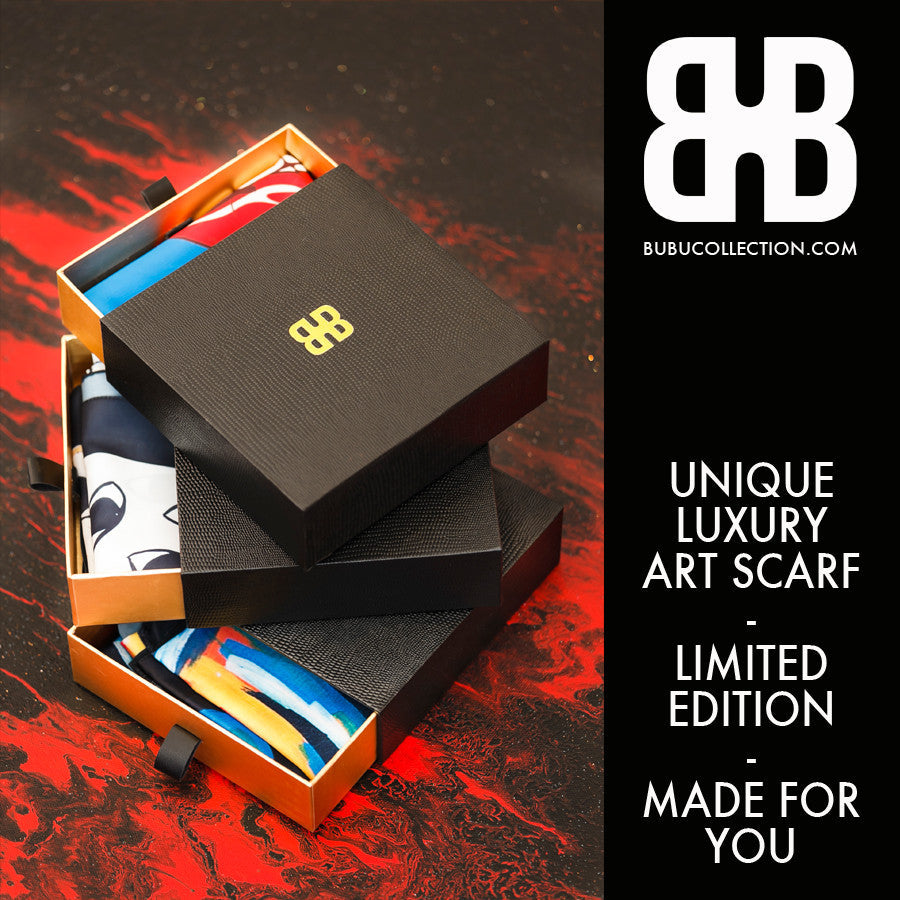 Strange Harmony - Einzigartiger Luxus-Kunstschal - limitierte Auflage Art Loft