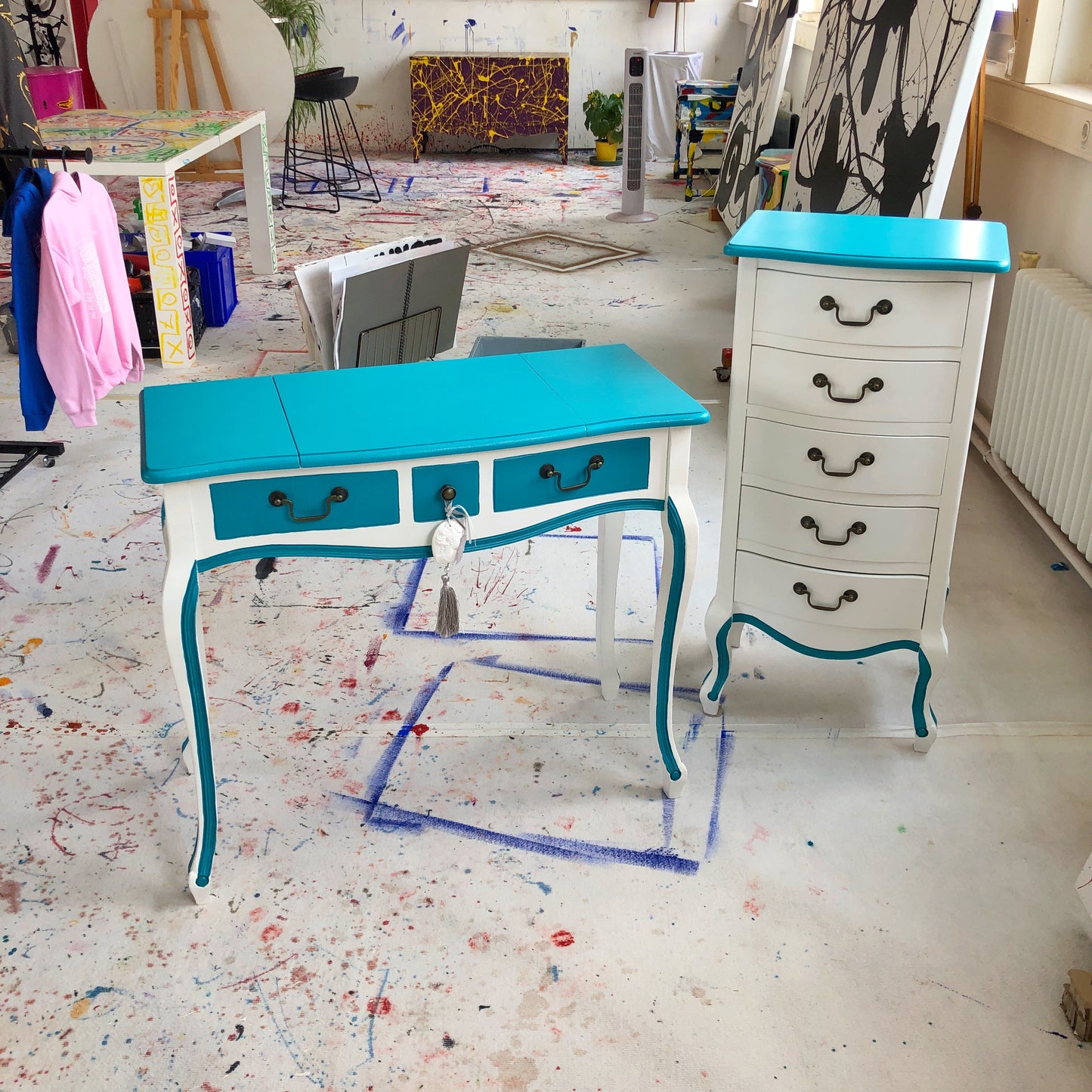Tiffany Schmicktisch Set Art Loft