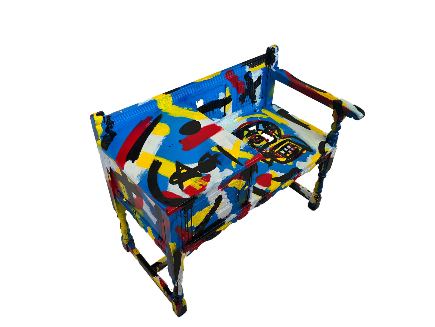 Jean Michel Basquiat Vintage Telefonbank Art Loft