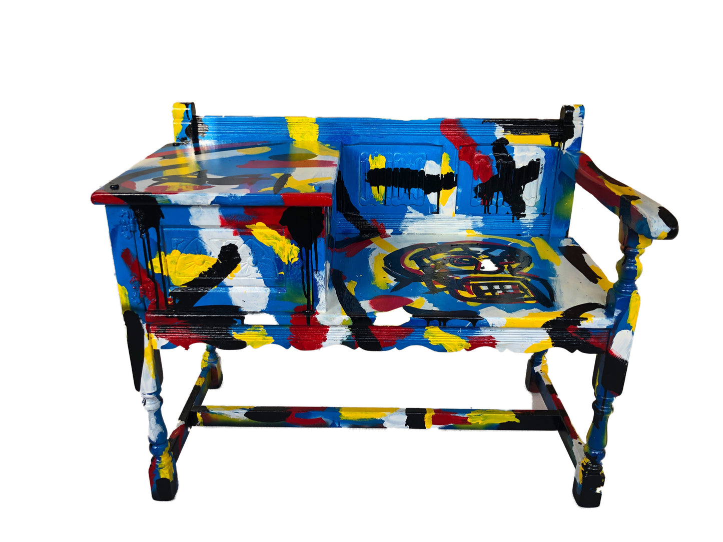 Jean Michel Basquiat Vintage Telefonbank Art Loft
