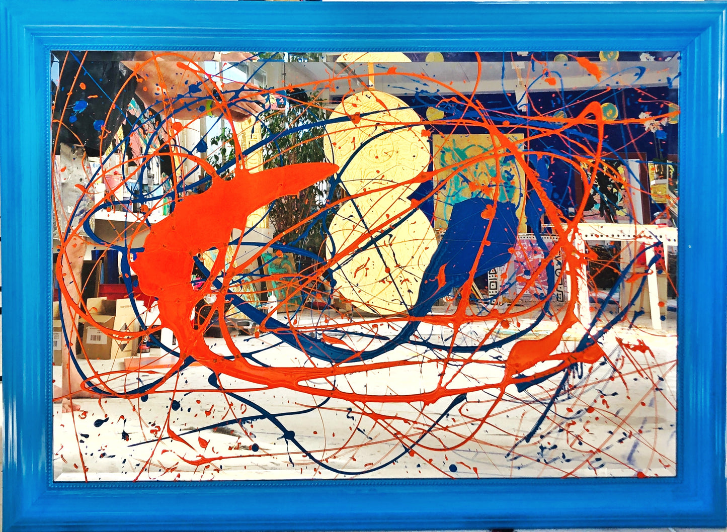 Art Mirror Blue Heaven Art Loft