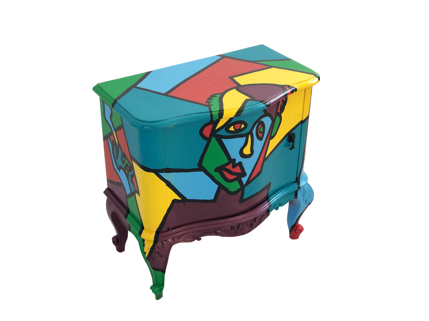 Pablo Picasso Vintage Schrank Art Loft