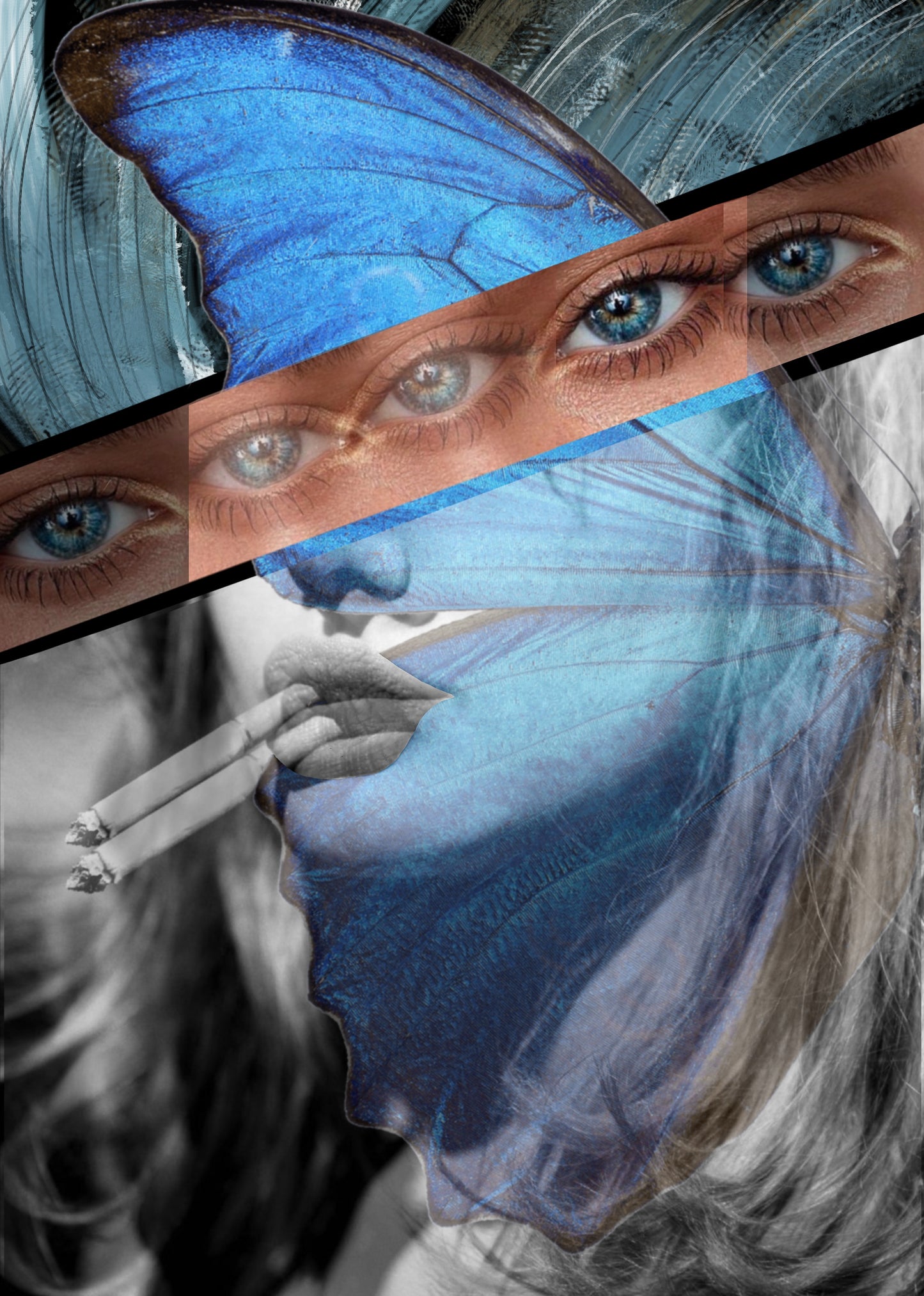 Blue Eyes Mariposa Art Loft
