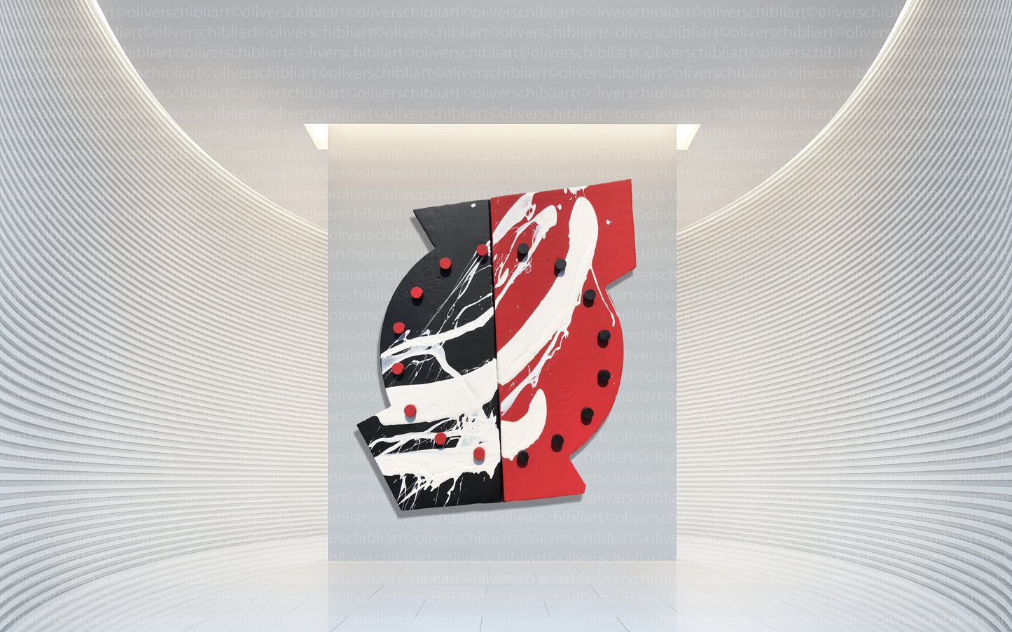 Mandarava - Wand Skulptur Art Loft