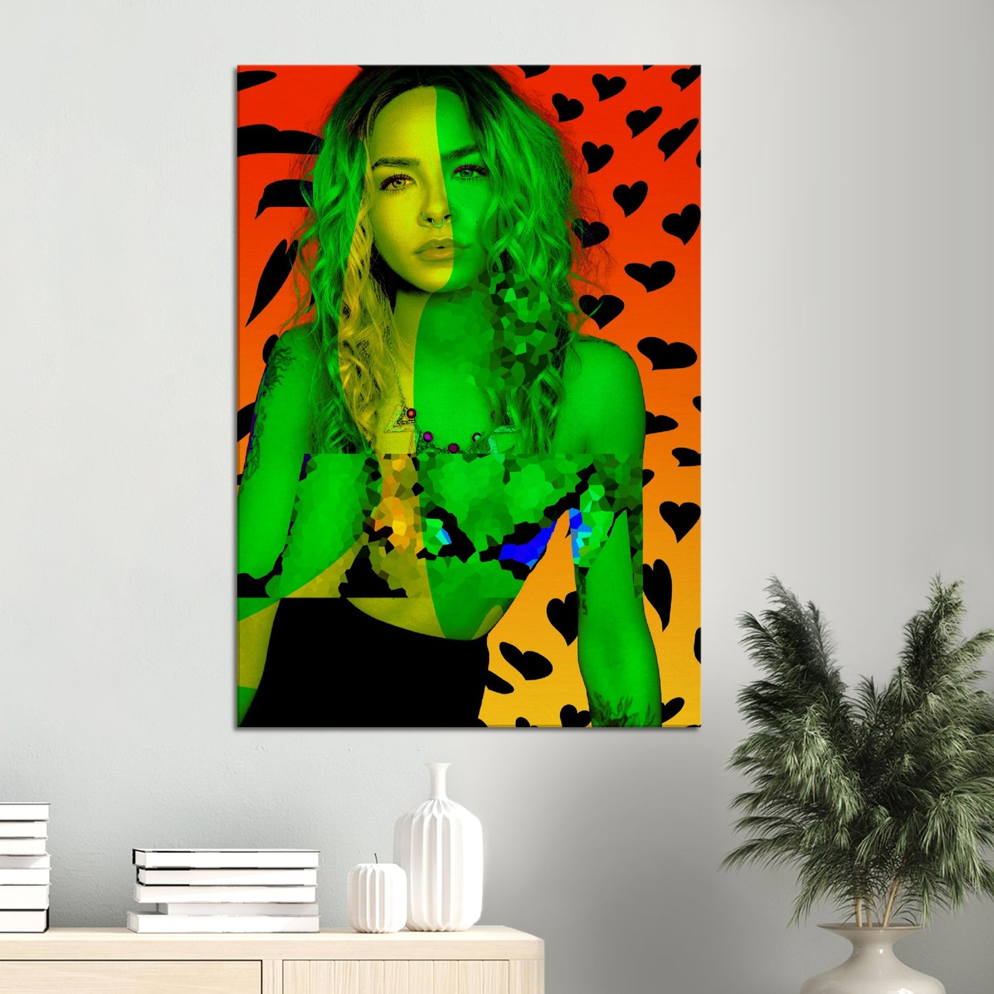 Jessy - Kunstdruck auf Leinwand Art Loft