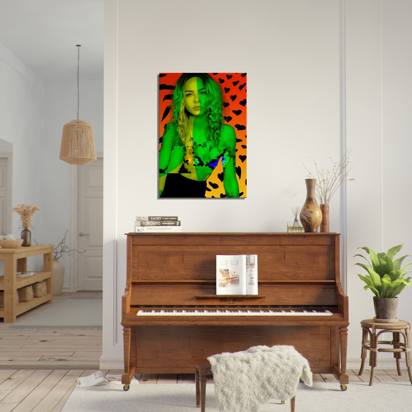 Jessy - Kunstdruck auf Leinwand Art Loft