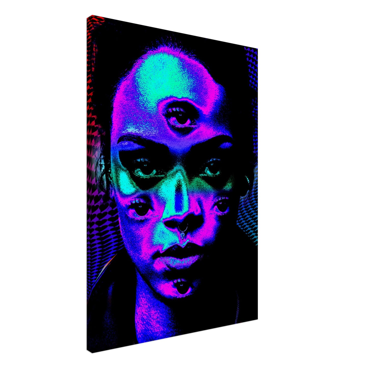 Riri Eyes - Kunstdruck auf Leinwand Art Loft