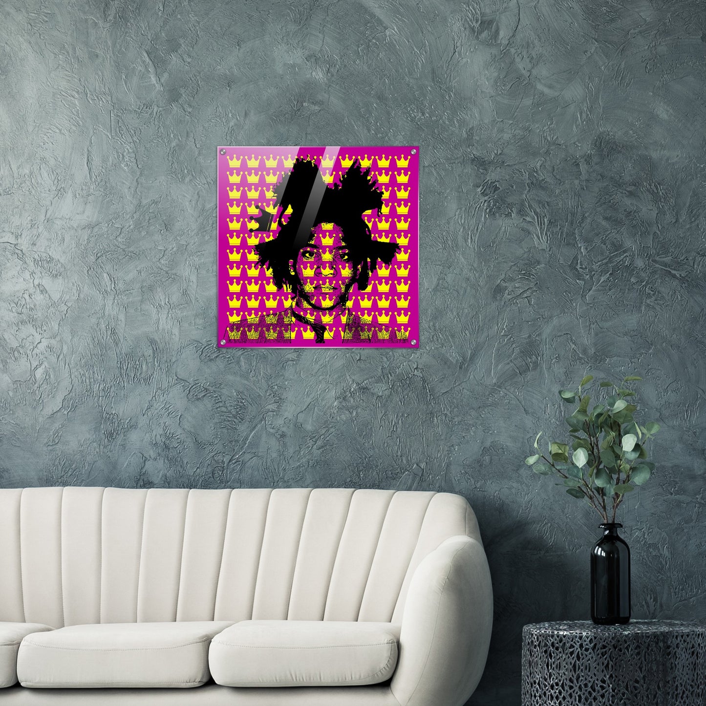 Jean Michel Basquiat - Kings & Queens Series - Kunstdruck auf Acrylglas Art Loft