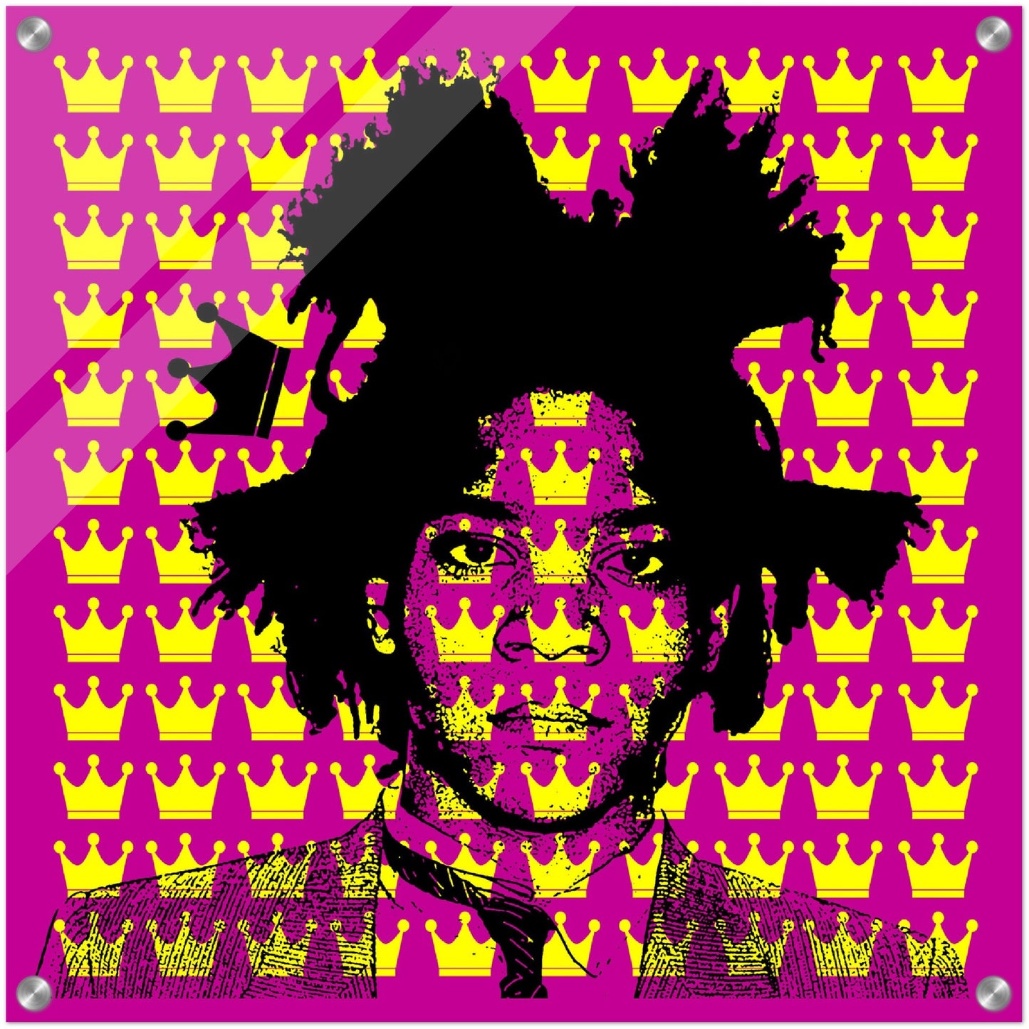 Jean Michel Basquiat - Kings & Queens Series - Kunstdruck auf Acrylglas Art Loft