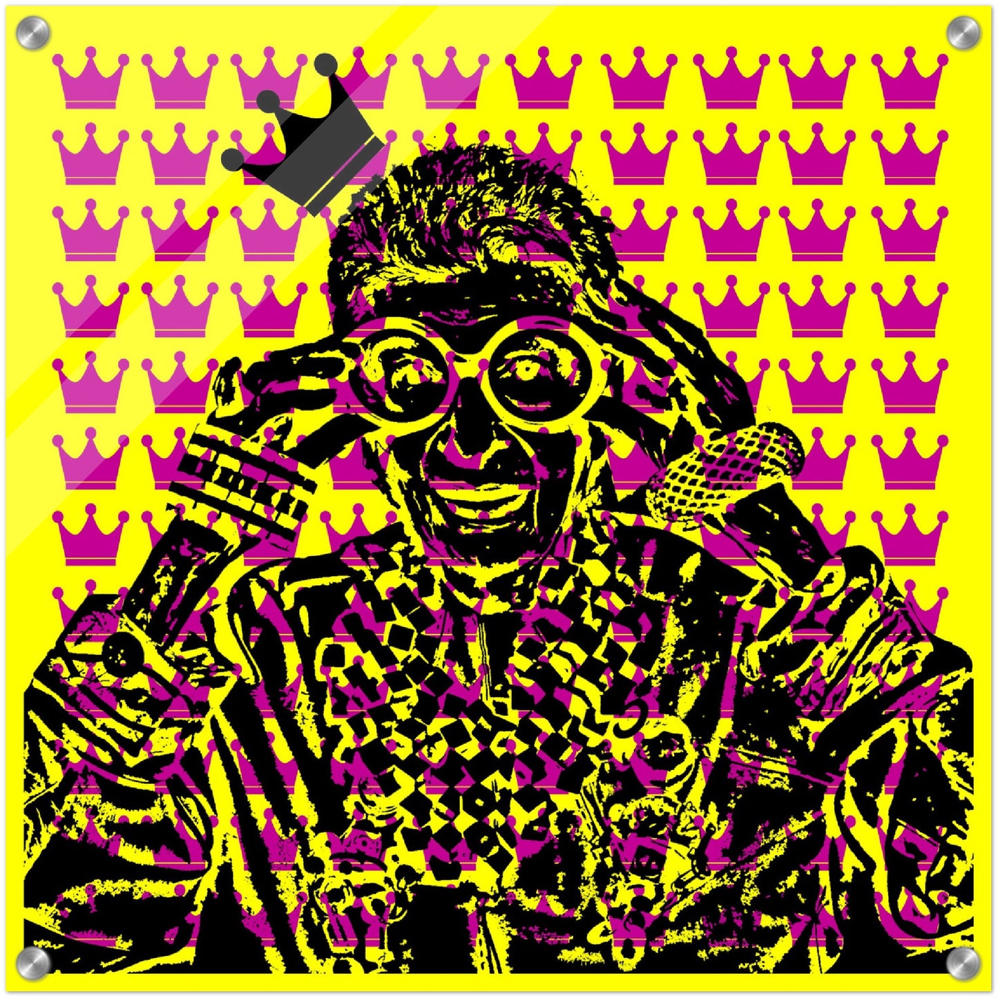 Iris Apfel - Kings & Queens Series - Kunstdruck auf Acrylglas Art Loft