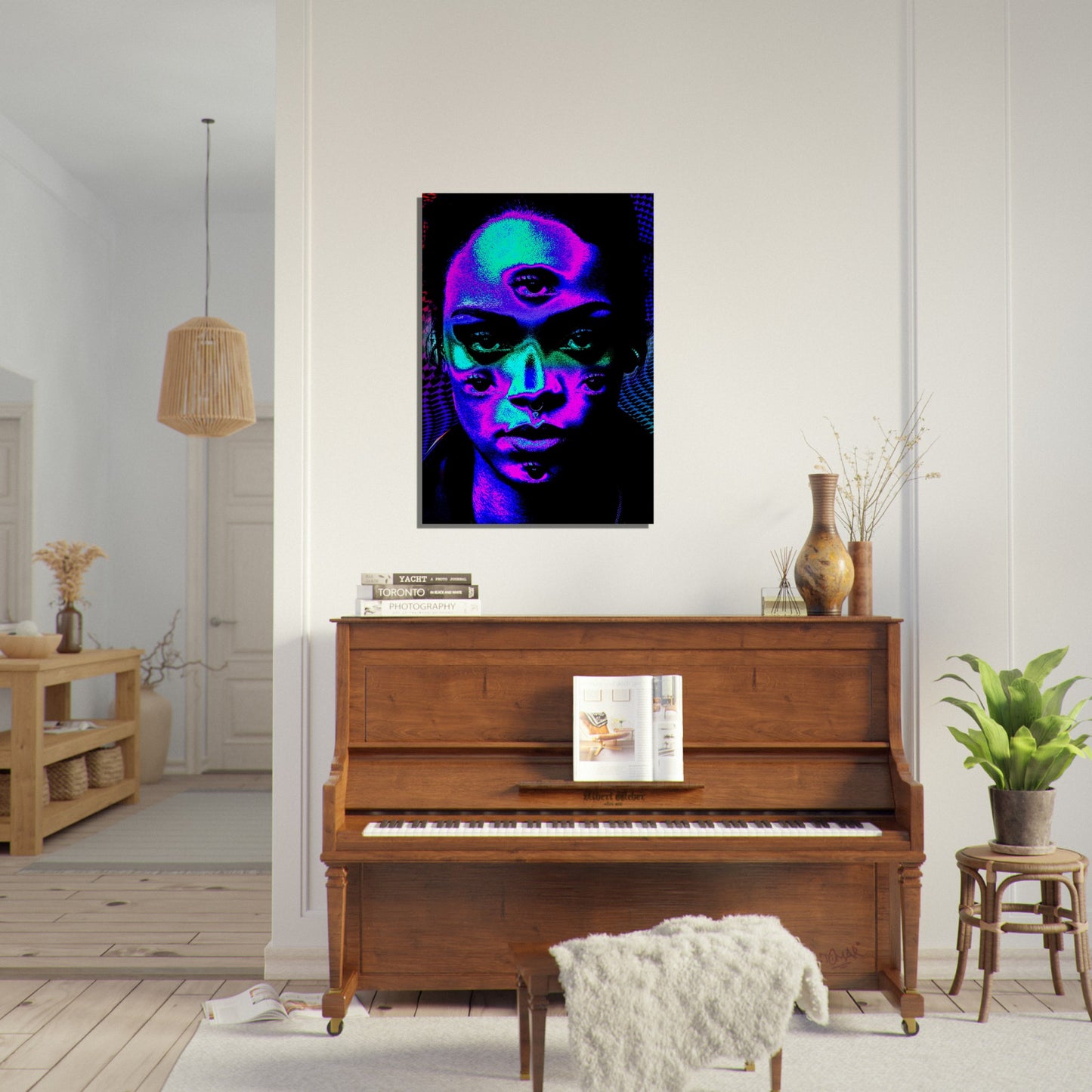 Riri Eyes - Kunstdruck auf Leinwand Art Loft