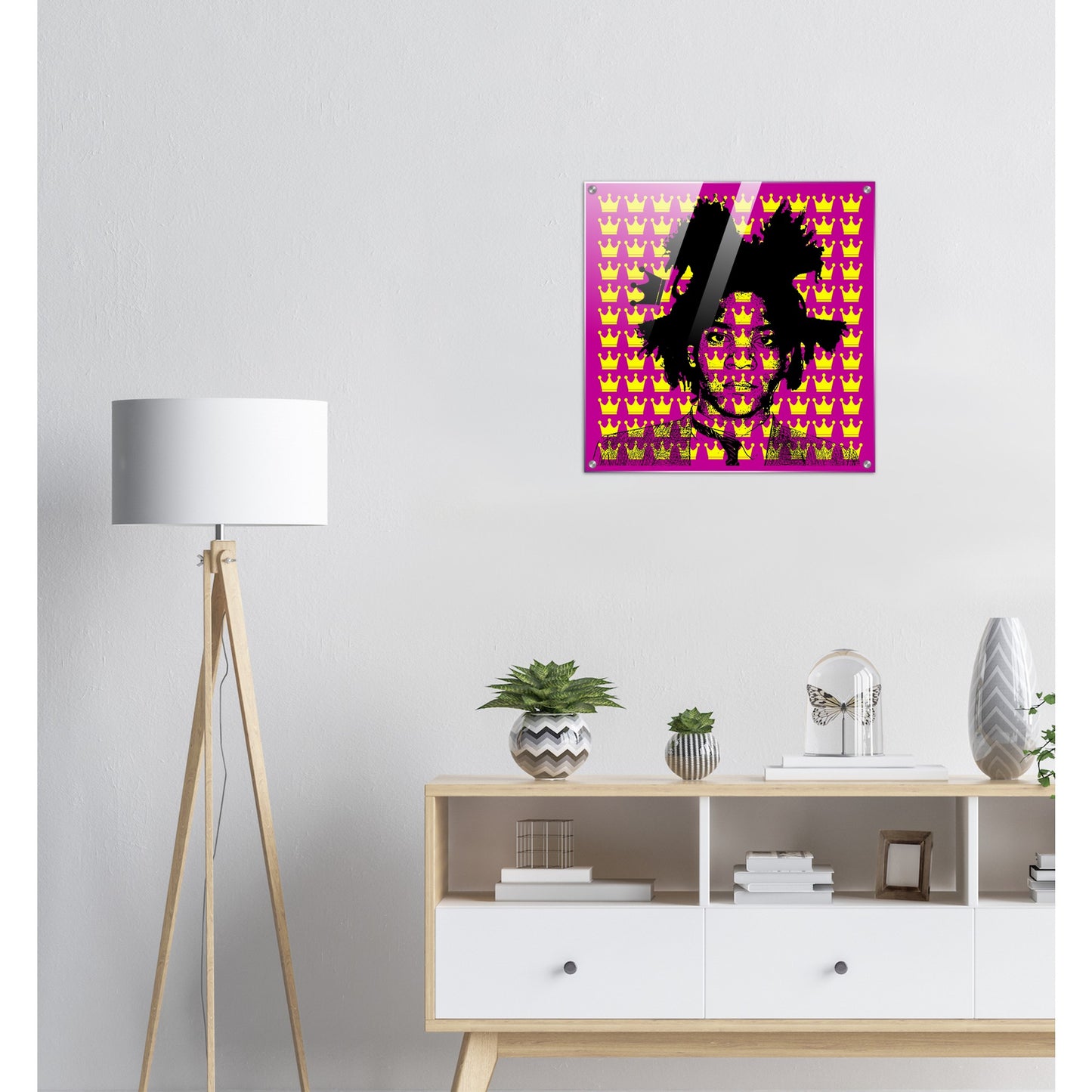 Jean Michel Basquiat - Kings & Queens Series - Kunstdruck auf Acrylglas Art Loft