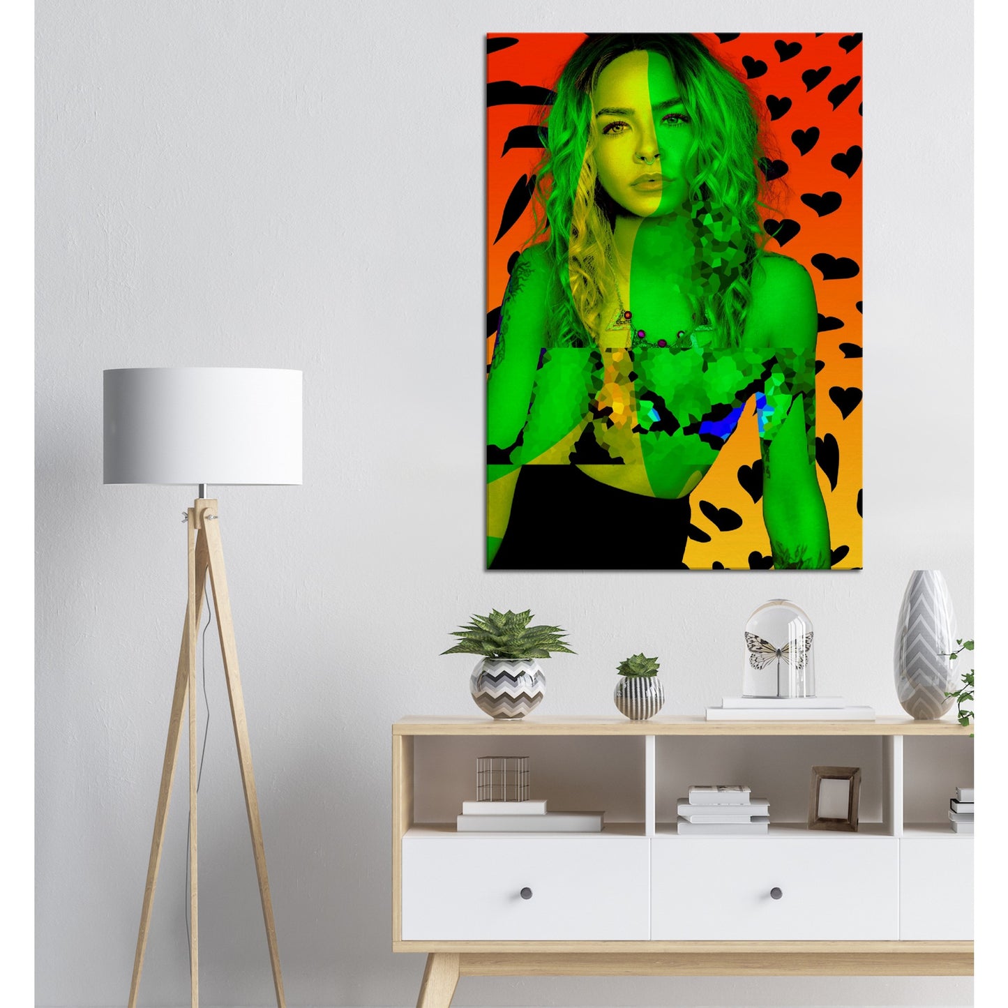 Jessy - Kunstdruck auf Leinwand Art Loft