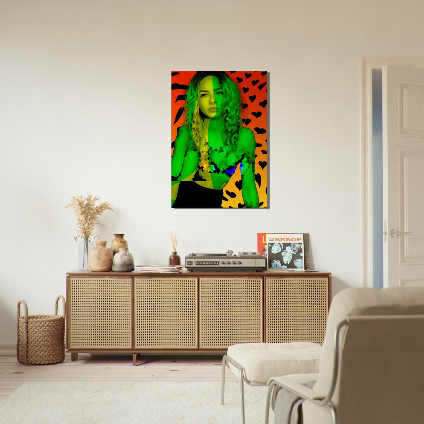 Jessy - Kunstdruck auf Leinwand Art Loft