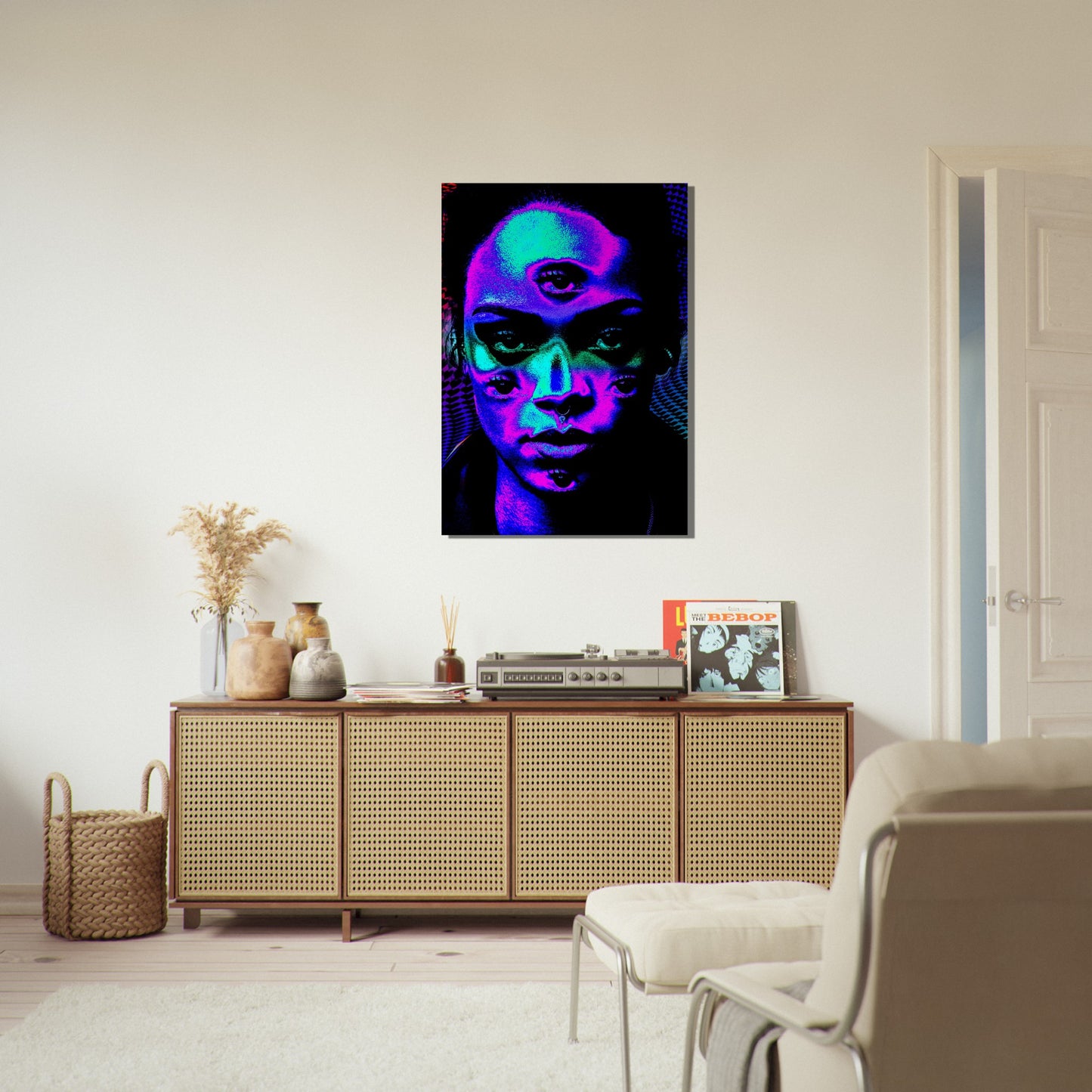 Riri Eyes - Kunstdruck auf Leinwand Art Loft