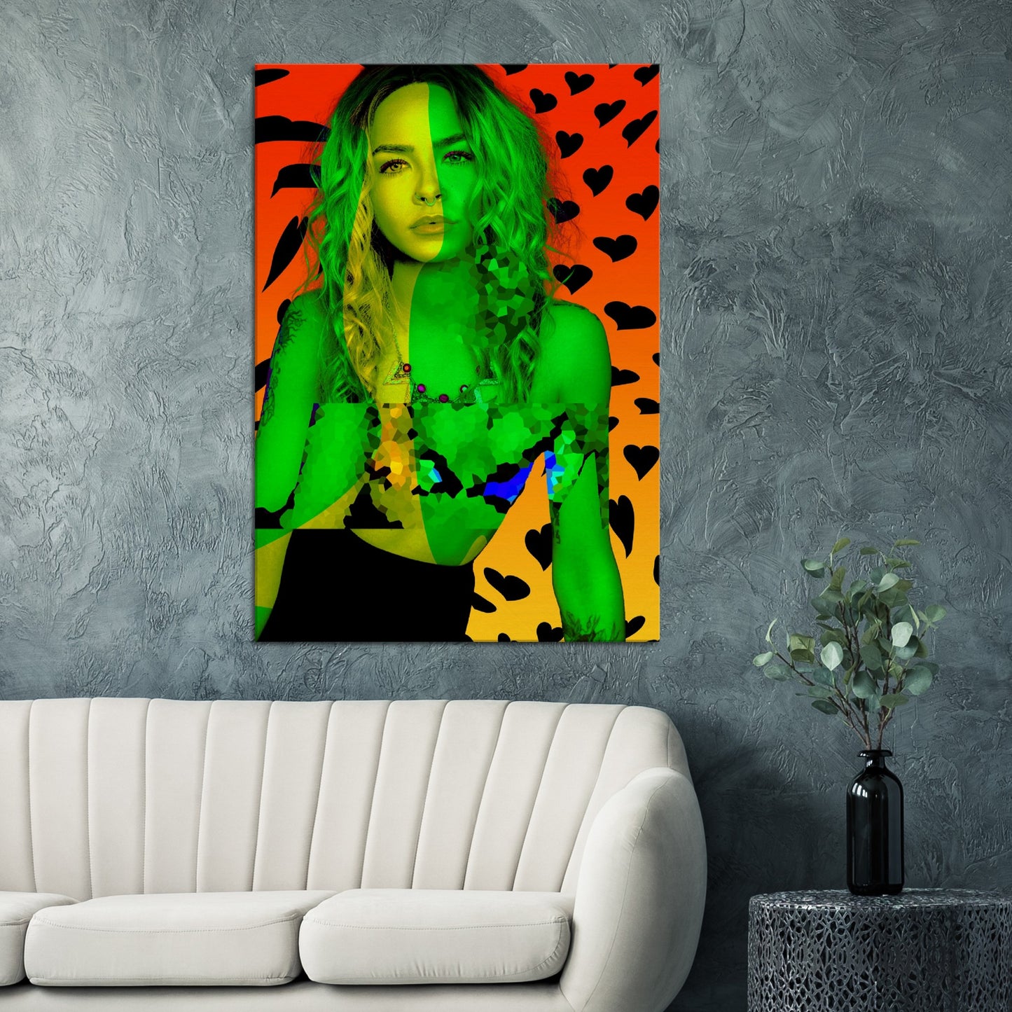 Jessy - Kunstdruck auf Leinwand Art Loft