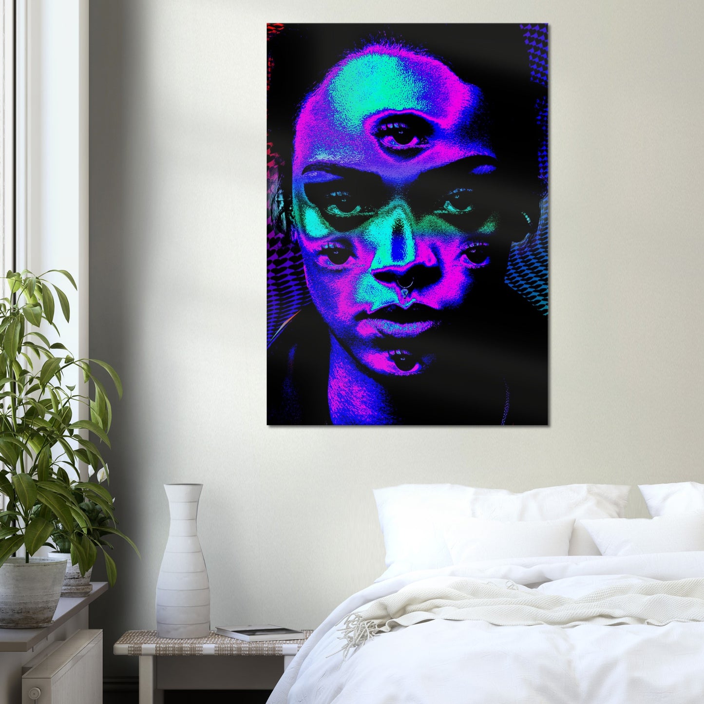 Riri Eyes - Kunstdruck auf Leinwand Art Loft