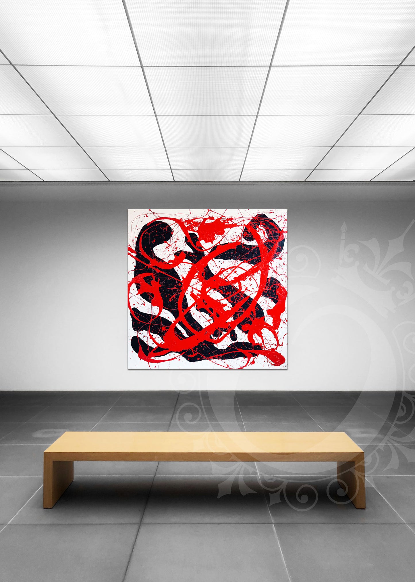 Number 911 - Emotion Work Series Art Loft