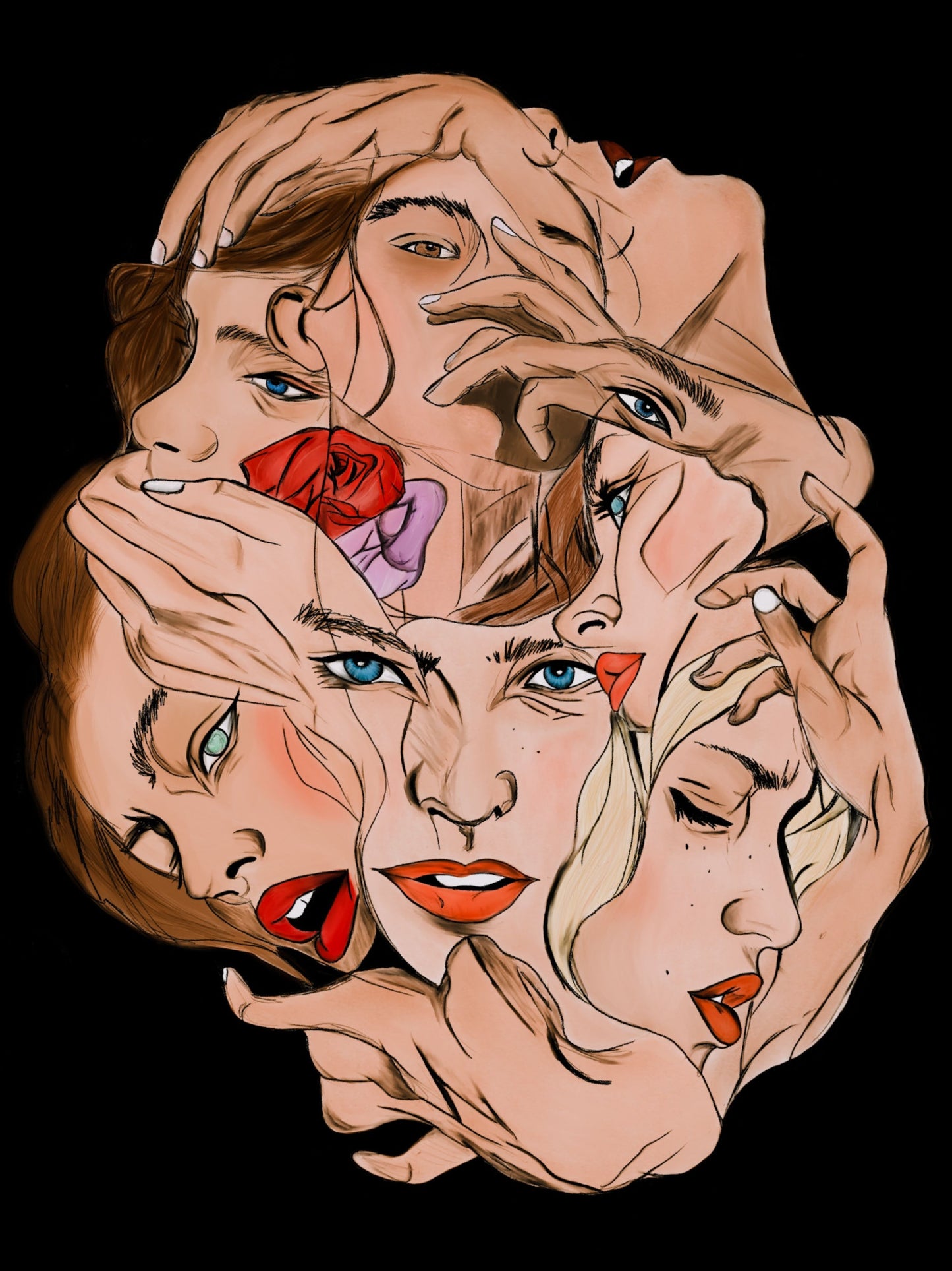 The Faces Mood Art Loft