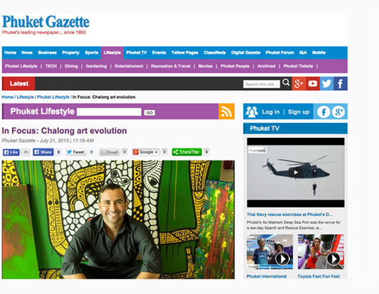Interview Phuket Gazette 07/15