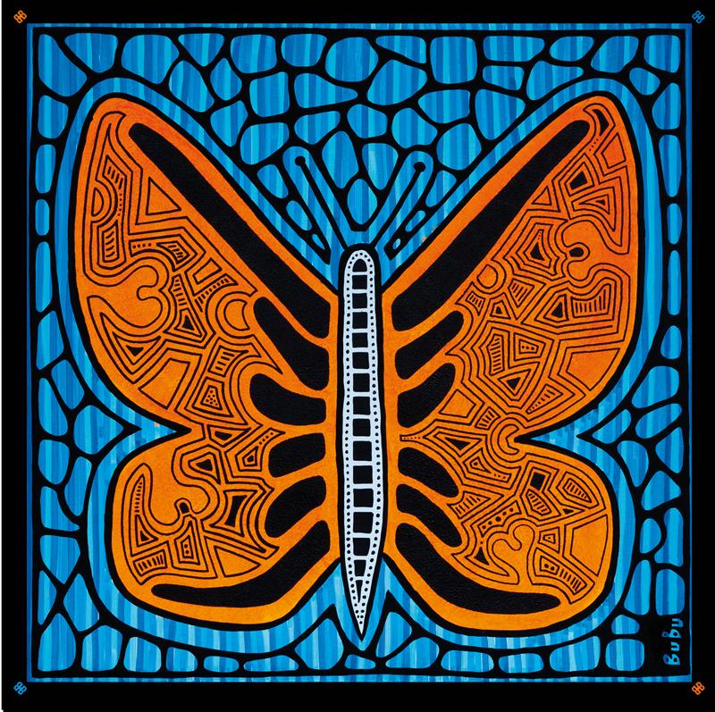 Unique Luxury Art Silk Scarf Happy Butterfly - X-MAS SPECIAL only CHF 99.- (regular 149.-) Art Loft
